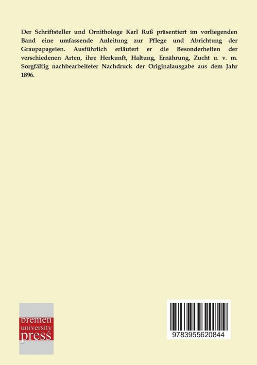 Produktbild: Der Graupapagei