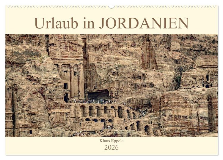 Produktbild: Urlaub in JORDANIEN (Wandkalender 2026 DIN A2 quer), CALVENDO Monatskalender
