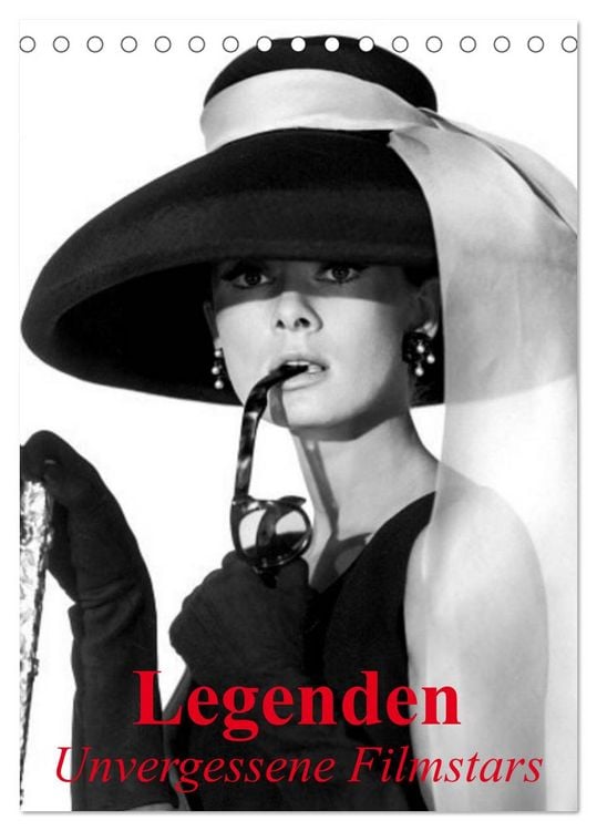 Produktbild: Legenden - Unvergessene Filmstars (Tischkalender 2026 DIN A5 hoch), CALVENDO Monatskalender