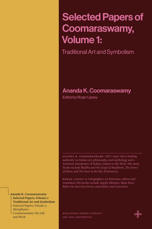 Produktbild: Selected Papers of Coomaraswamy, Volume 1