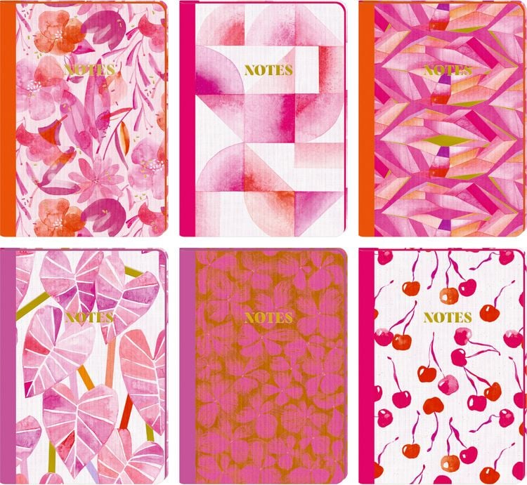 Produktbild: Notizhefte DIN A5 - All about pink, sort.