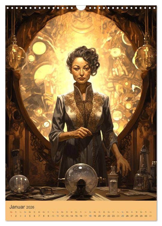 Produktbild: Steampunk-Universum (Wandkalender 2026 DIN A3 hoch), CALVENDO Monatskalender