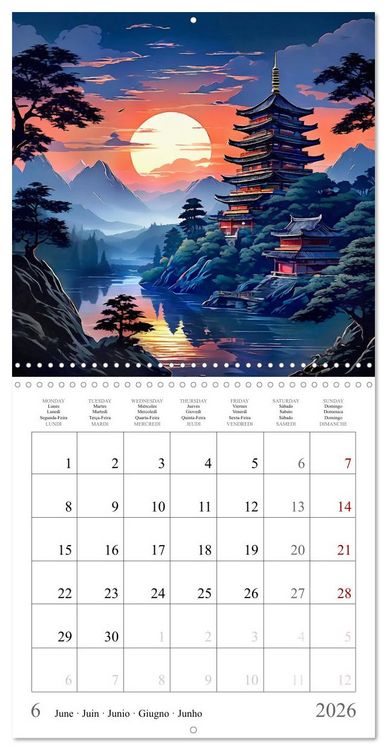 Produktbild: China - Magical Landscapes (Wall Calendar 2026 12 &times; 12 Inch) CALVENDO 12 Month Wall Calendar