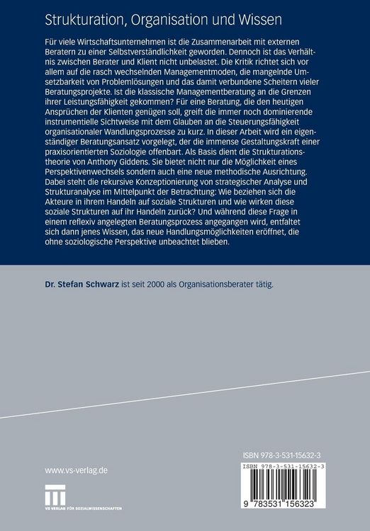 Produktbild: Strukturation, Organisation und Wissen