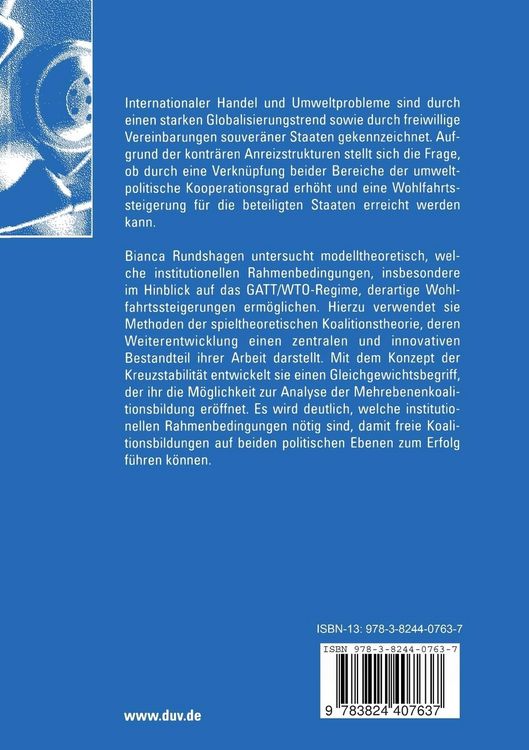 Produktbild: Strategische Verkn&uuml;pfung von Umwelt- und Handelspolitik
