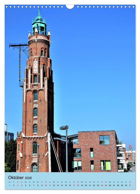 Produktbild: BREMERHAVEN die Seestadt mit maritimen Flair - 2026 (Wandkalender 2026 DIN A3 hoch), CALVENDO Monatskalender