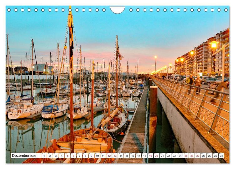 Produktbild: Blankenberge - belgischer K&uuml;stenort (Wandkalender 2026 DIN A4 quer), CALVENDO Monatskalender