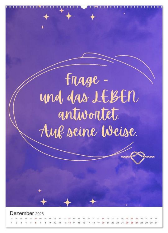 Produktbild: Freudvoll durchs Jahr! (Wandkalender 2026 DIN A2 hoch), CALVENDO Monatskalender