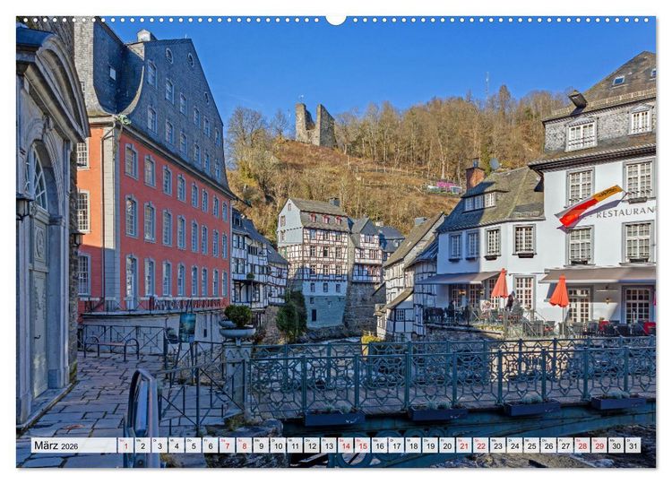 Produktbild: Die Eifel und das Hohe Venn (Wandkalender 2026 DIN A2 quer), CALVENDO Monatskalender