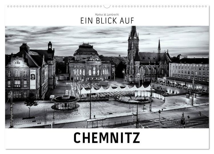Produktbild: Ein Blick auf Chemnitz (Wandkalender 2026 DIN A2 quer), CALVENDO Monatskalender