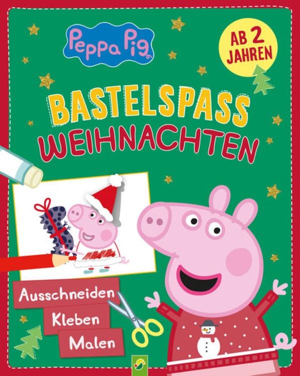 Produktbild: Peppa Pig Bastelspaß Weihnachten: Ausschneiden, Kleben, Malen