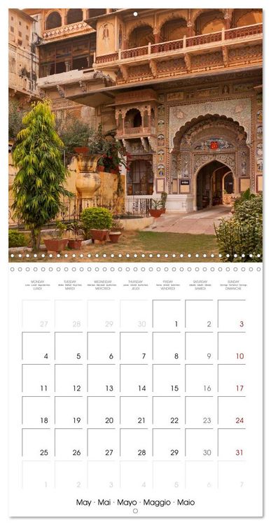 Produktbild: COLOURS OF INDIA (Wall Calendar 2026 12 &times; 12 Inch) CALVENDO 12 Month Wall Calendar
