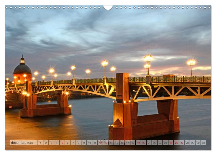Produktbild: Villes d'Occitanie (Calendrier mural 2026 DIN A3 vertical), CALVENDO calendrier mensuel
