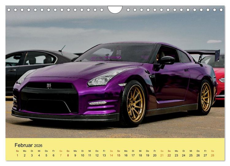 Produktbild: Supersportler mit viel PS (Wandkalender 2026 DIN A4 quer), CALVENDO Monatskalender