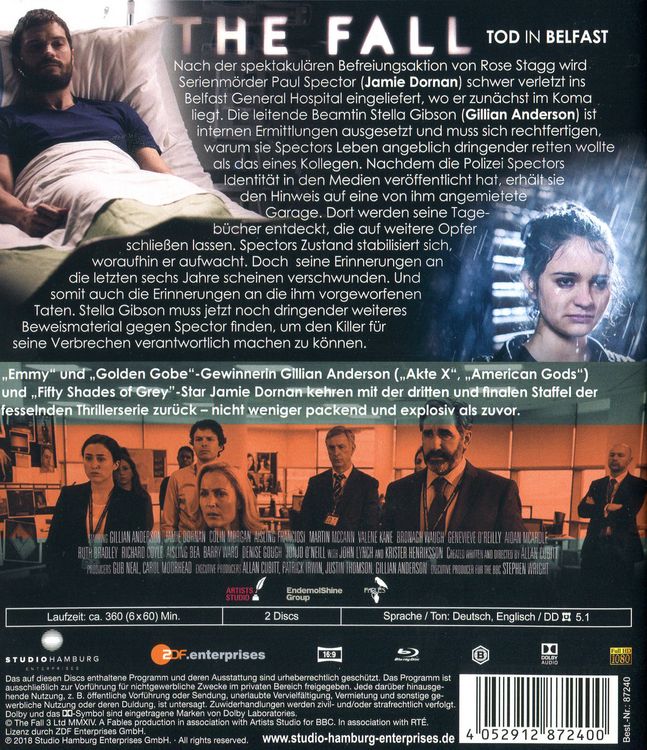 Produktbild: The Fall - Tod in Belfast / Staffel 3 [2 BRs]