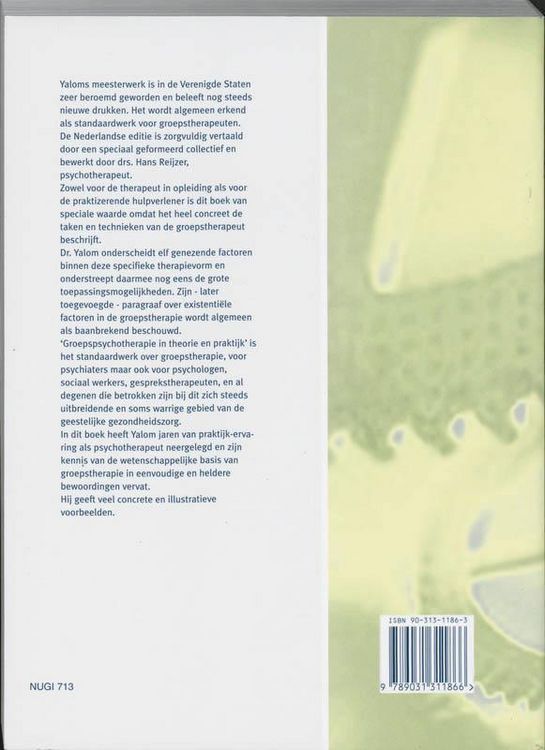 Produktbild: Groepspsychotherapie in theorie en praktijk