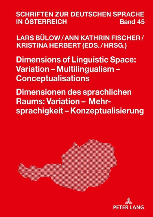 Produktbild: Dimensions of Linguistic Space: Variation &ndash; Multilingualism Conceptualisations Dimensionen des sprachlichen Raums: Variation &ndash; Mehrsprachigkeit &ndash; Konzeptualisierung