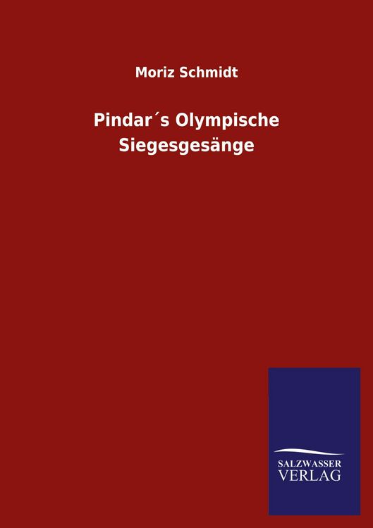 Produktbild: Pindar&acute;s Olympische Siegesges&auml;nge