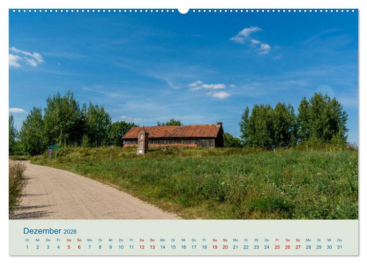 Produktbild: Wundersch&ouml;nes Masuren (Wandkalender 2026 DIN A2 quer), CALVENDO Monatskalender