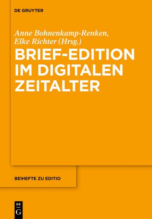 Produktbild: Brief-Edition im digitalen Zeitalter