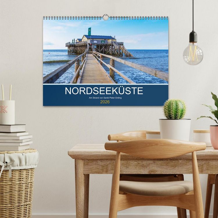 Produktbild: Nordseek&uuml;ste Am Strand von Sankt Peter-Ording (Wandkalender 2026 DIN A3 quer), CALVENDO Monatskalender
