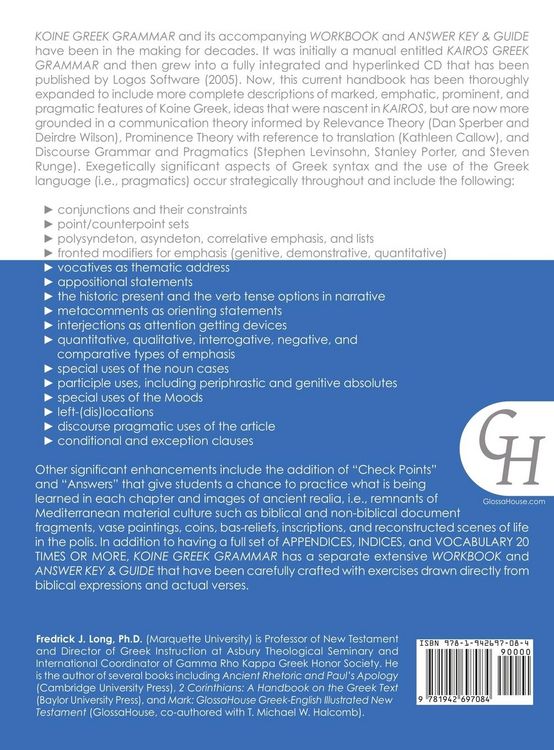Produktbild: Koine Greek Grammar