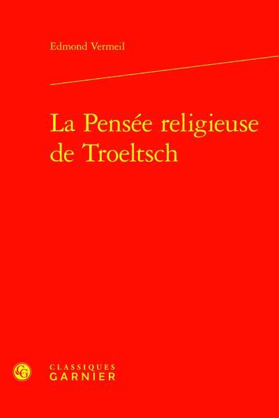 Produktbild: La Pensee Religieuse de Troeltsch