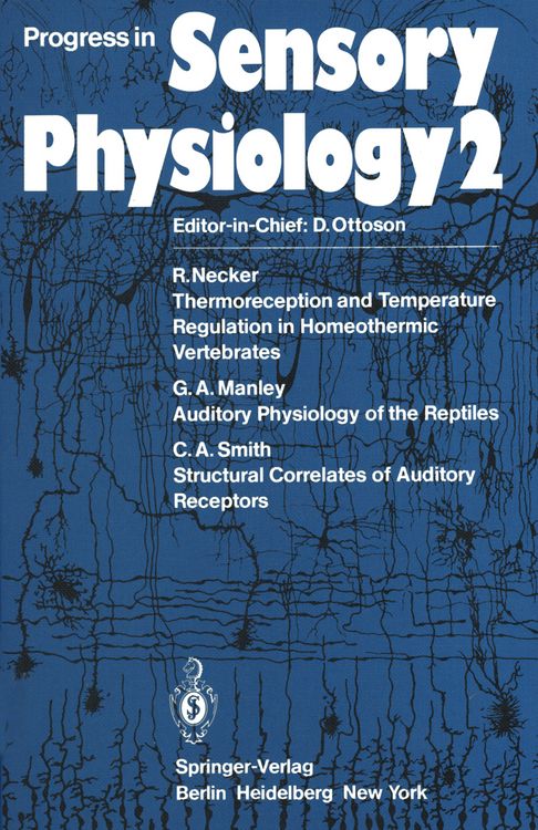 Produktbild: Progress in Sensory Physiology