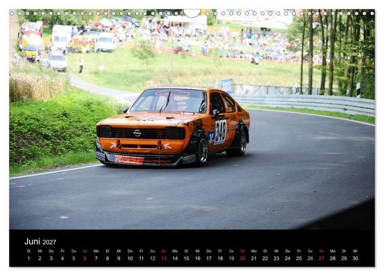 Produktbild: Bergrennen im Opel (Wandkalender 2027 DIN A3 quer), CALVENDO Monatskalender