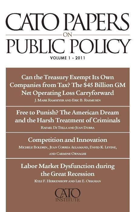 Produktbild: Cato Papers on Public Policy, Volume 1