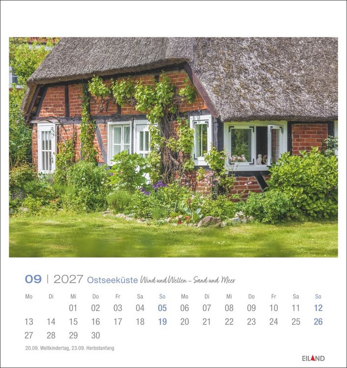 Produktbild: Ostseek&uuml;ste Postkartenkalender 2027 - Wind und Wellen - Sand und Meer