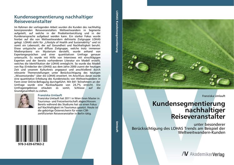 Produktbild: Kundensegmentierung nachhaltiger Reiseveranstalter