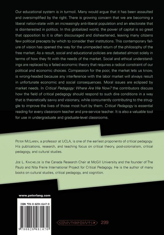 Produktbild: Critical Pedagogy: Where Are We Now?