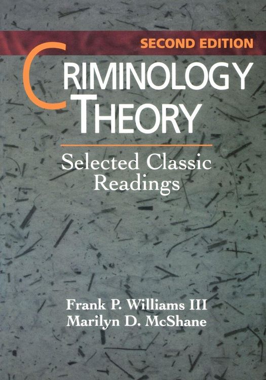 Produktbild: Criminology Theory