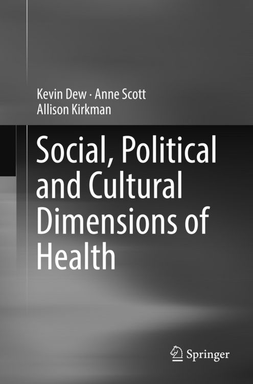 Produktbild: Social, Political and Cultural Dimensions of Health