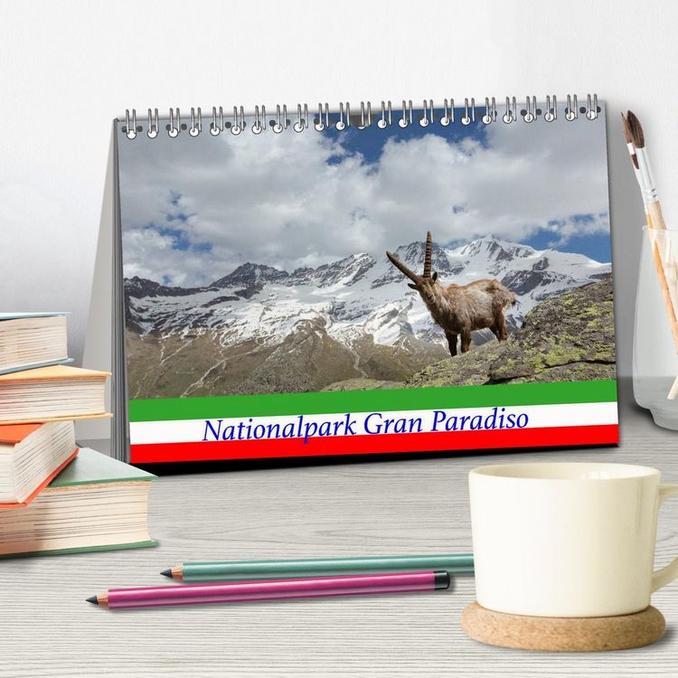 Produktbild: Nationalpark Gran Paradiso (Tischkalender 2026 DIN A5 quer), CALVENDO Monatskalender