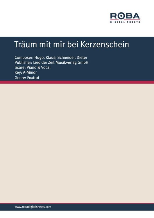 Produktbild: Tr&auml;um mit mir bei Kerzenschein