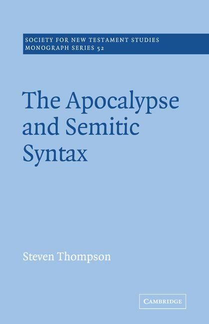 Produktbild: The Apocalypse and Semitic Syntax