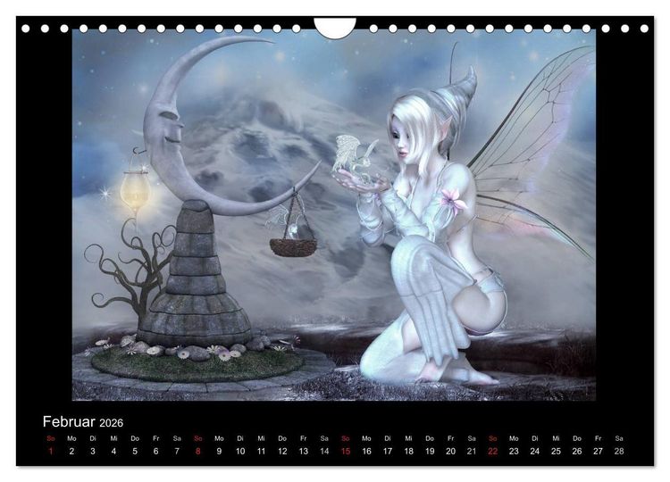 Produktbild: Elfenlichter (Wandkalender 2026 DIN A4 quer), CALVENDO Monatskalender