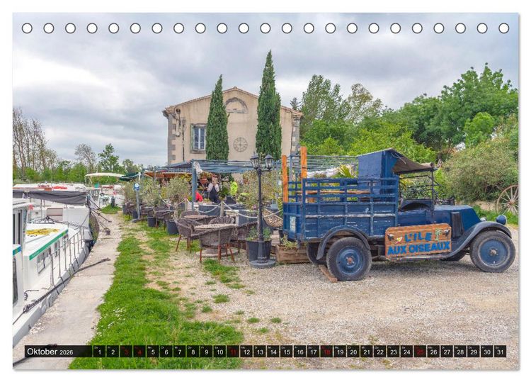 Produktbild: Der K&ouml;nigliche Kanal. Die Wasserstra&szlig;e im Languedoc (Tischkalender 2026 DIN A5 quer), CALVENDO Monatskalender