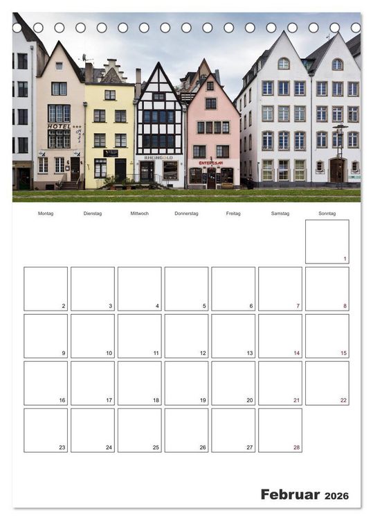 Produktbild: K&Ouml;LN - Pure Lebenslust (Tischkalender 2026 DIN A5 hoch), CALVENDO Monatskalender
