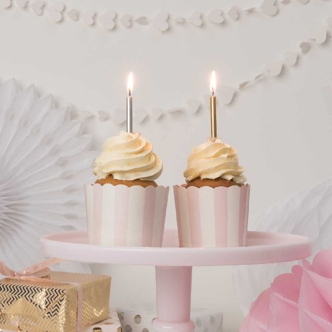 Produktbild: Kerzen Set Gold Und Silber