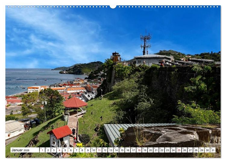 Produktbild: Inseln, die zum tr&auml;umen verlocken (hochwertiger Premium Wandkalender 2026 DIN A2 quer), Kunstdruck in Hochglanz