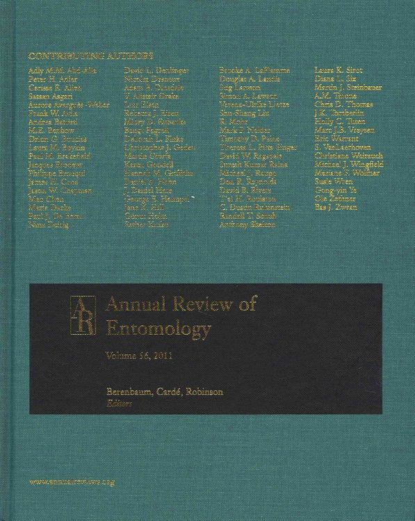 Produktbild: Annual Review of Entomology W/ Online Vol 56