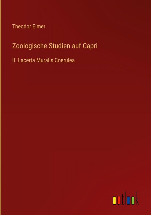 Produktbild: Zoologische Studien auf Capri