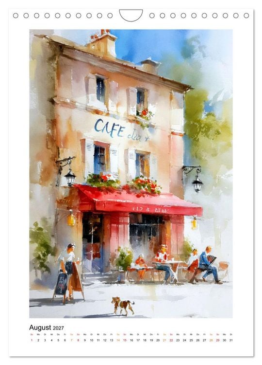 Produktbild: Paris Tr&auml;ume (Wandkalender 2027 DIN A4 hoch), CALVENDO Monatskalender