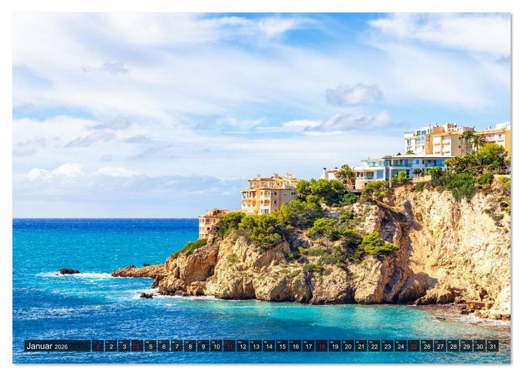Produktbild: Mallorca - abseits vom Mainstream (Tischkalender 2026 DIN A5 quer), CALVENDO Monatskalender