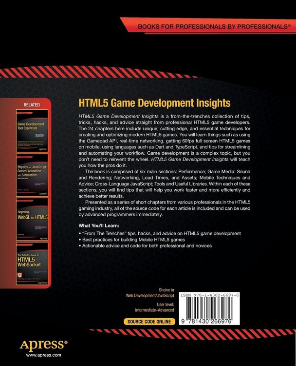 Produktbild: HTML5 Game Development Insights