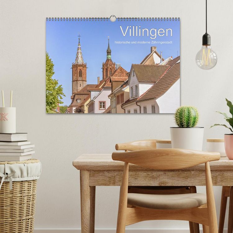 Produktbild: Villingen - historische und moderne Z&auml;hringerstadt (Wandkalender 2026 DIN A3 quer), CALVENDO Monatskalender