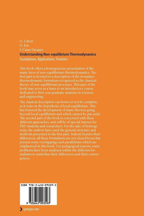 Produktbild: Understanding Non-equilibrium Thermodynamics